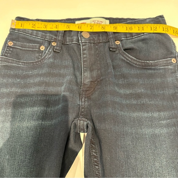 Levi’s 511 Slim Youth Boys Jeans, Dark Blue Size 12 Reg (26W, 26L) - Picture 5 of 8
